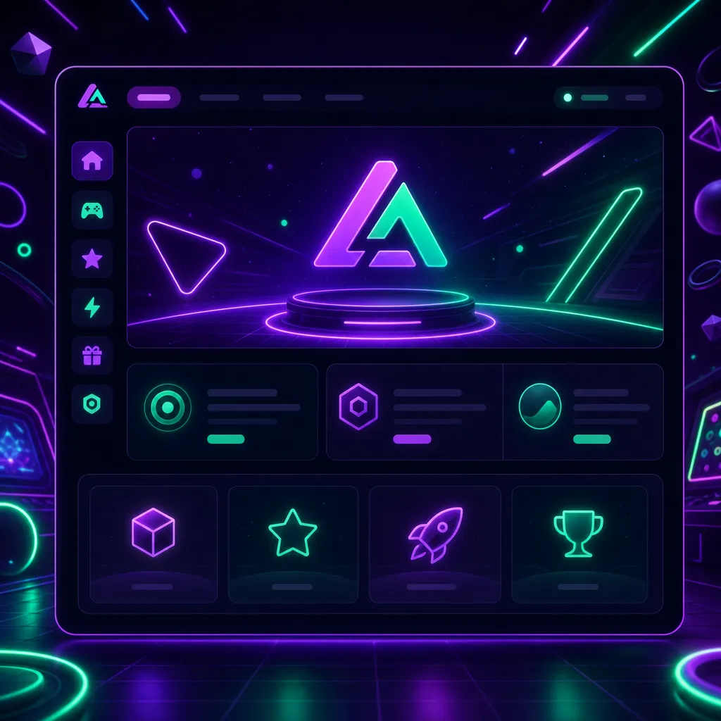Tampilan antarmuka portal resmi ASIK77 arcade modern